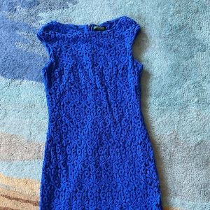 Blue shift dress,